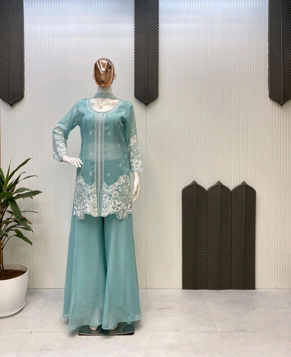 New Four Piece Indo Western Outfit Wedding Season  - Xl