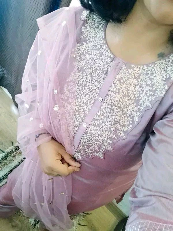 Chanderi Silk + Kurta Dupatta And Bottom Wear - Xxxl