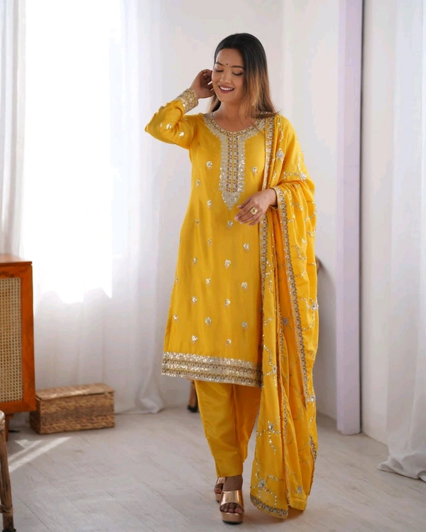 Chinon Silk Suit 3xl Size  - Xxxl
