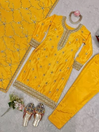 Chinon Silk Suit 3xl Size  - Xxxl