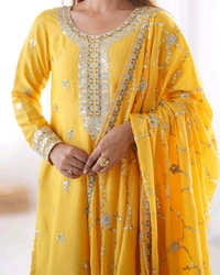 Chinon Silk Suit 3xl Size  - Xxxl