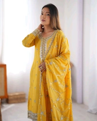 Chinon Silk Suit 3xl Size  - Xxxl