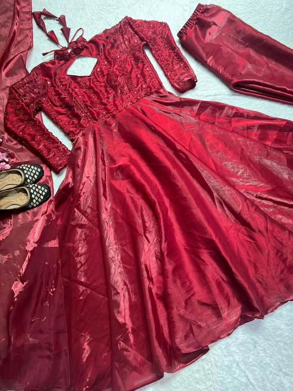 New Anarkali Set ♥️ Red - Xxl