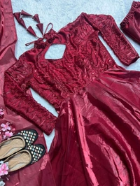 New Anarkali Set ♥️ Red - Xxl