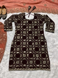 Launching New Designer Party Wear Look Top ,Dhoti Salwar and Dupatta*👌❤️ - L