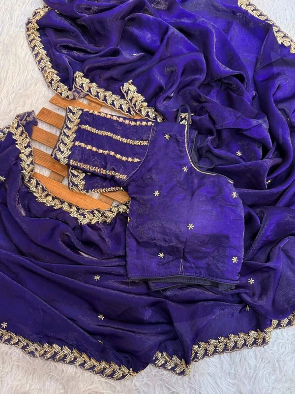 Unveil elegance with our *Handwork Fancy Saree Collection*!
