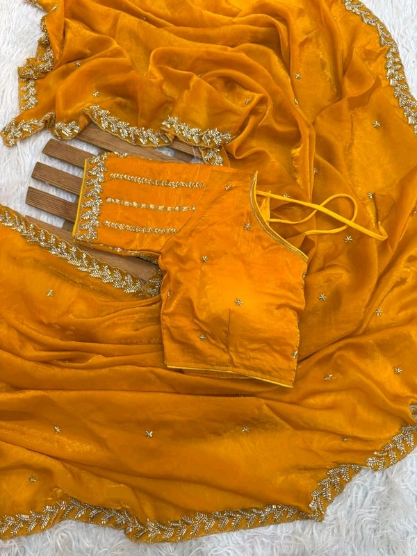 Unveil elegance with our *Handwork Fancy Saree Collection*!
