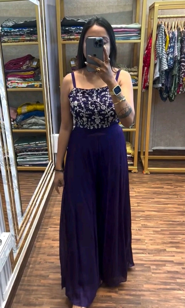 New Super Trending Party Wear Koti with Plazzo