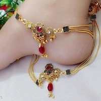 Allure Bejeweled Women Anklets & Toe RingsBase Metal: AlloyPlating: Variable (Product Dependent)Sizing: Non-AdjustableType: Chain AnkletMultipack: 1Sizes: Free SizeDispatch: 1 Day - see above