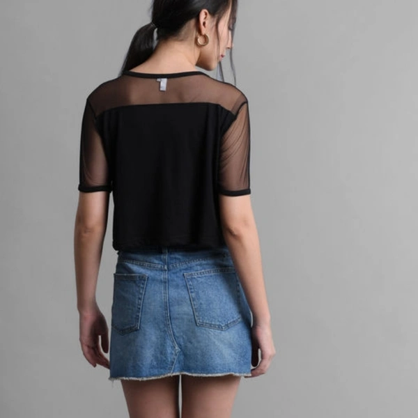 Women's Viscose Net TopFabric: