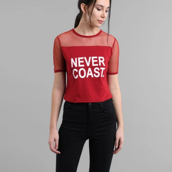 Women's Viscose Net TopFabric: