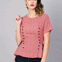 Stylish Women's Top - Top,Fabric,Denim,cotton