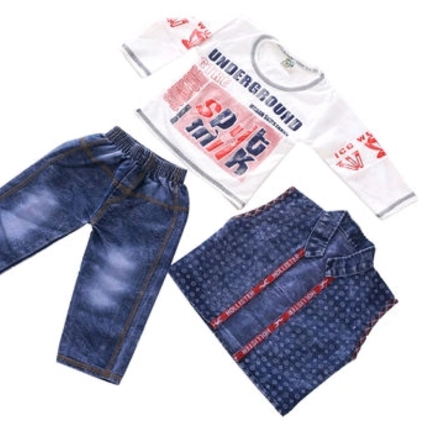 Cutiepie Stylus Boys Top And Bottom Sets - Kids Shirt,child shirt,kids kurta