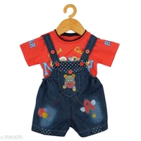 Cute Kids Boys Stylish Dingarees And Jumpsuit - kids jumpsuit,kids shirt