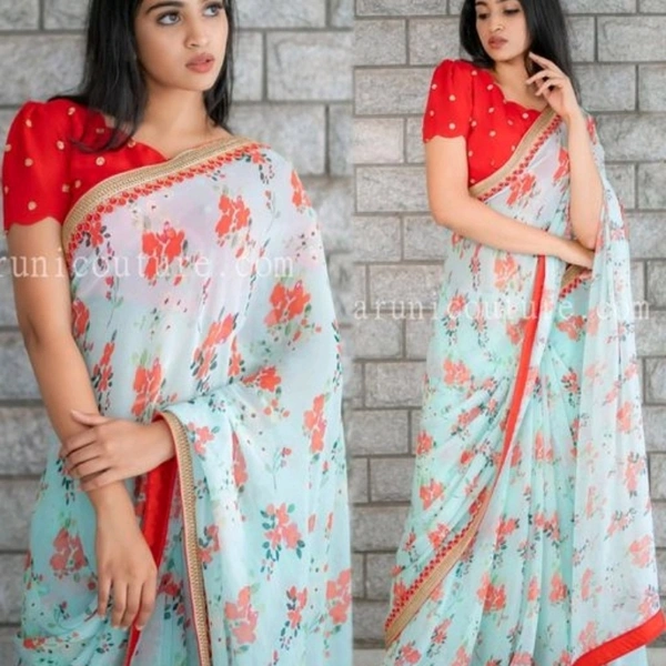 Diva Stunning Women's Sharee - women's sharee,sharee,sari, Rs.680 for yellow,sky and black., Rs.800 for pink and bluesky