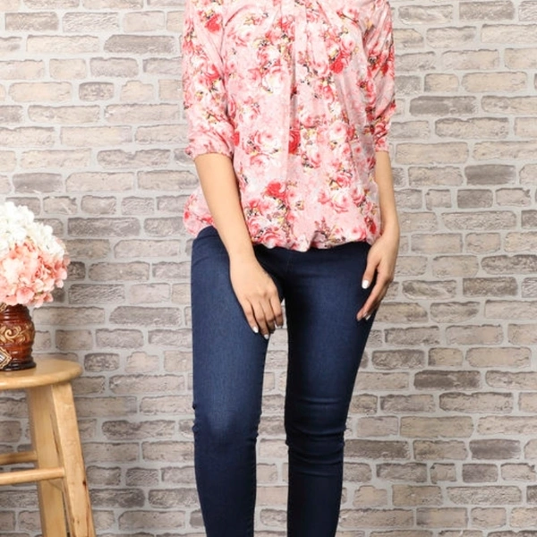 Navratri Multicolor Women's Crepe Top And Tunics