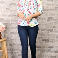 Navratri Multicolor Women's Crepe Top And Tunics