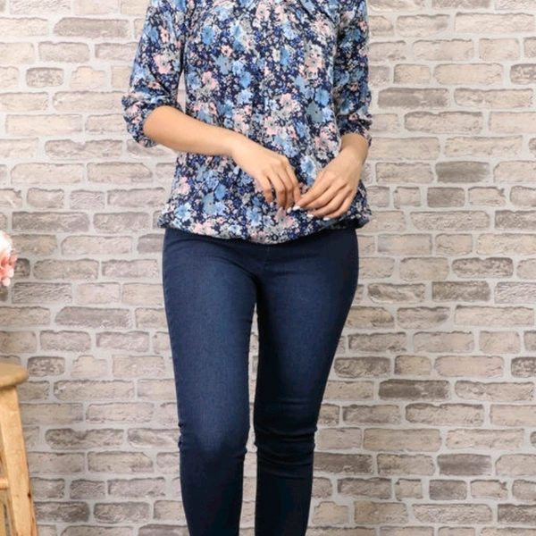 Navratri Multicolor Women's Crepe Top And Tunics