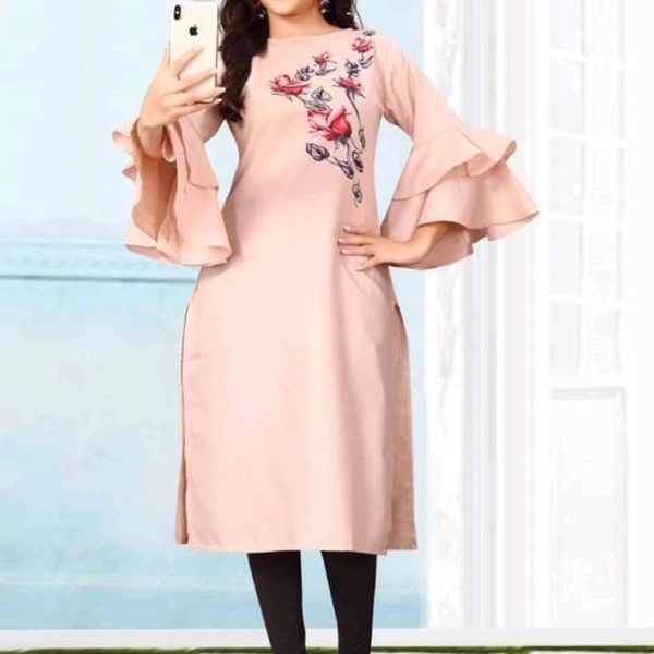 Cotton Slub A-line Printed Women's Top And Tunics