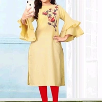 Cotton Slub A-line Printed Women's Top And Tunics