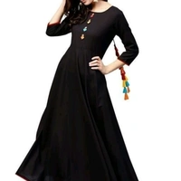 High Slub High Slit Printed Kurtis