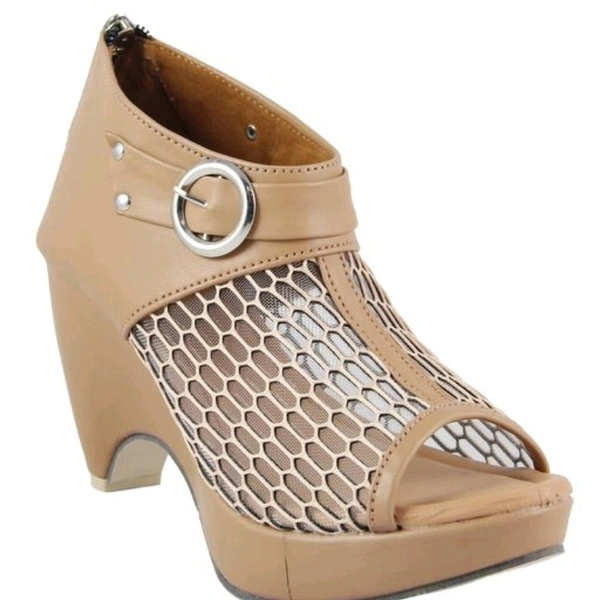Trendy Women's Nappa Leather Heel Sandle