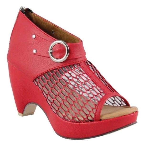 Trendy Women's Nappa Leather Heel Sandle