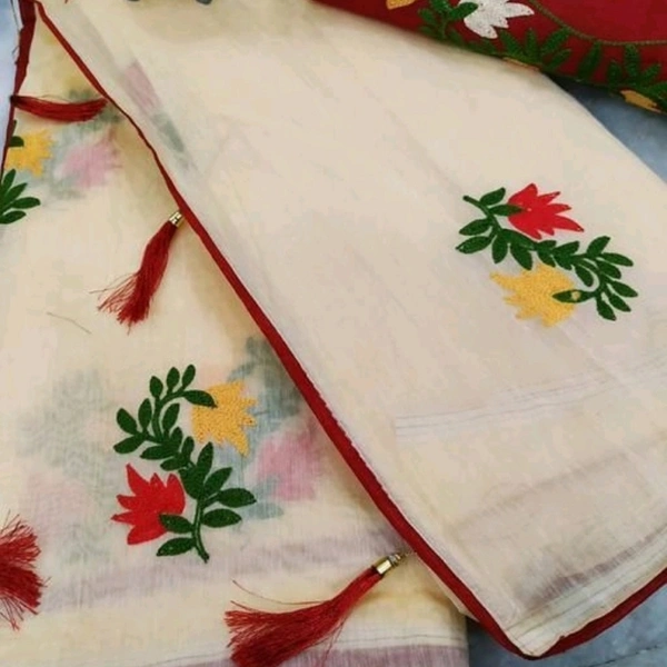 Attractive Kora Cotton Women's Sharee