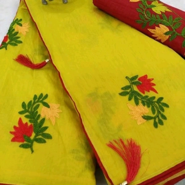 Attractive Kora Cotton Women's Sharee