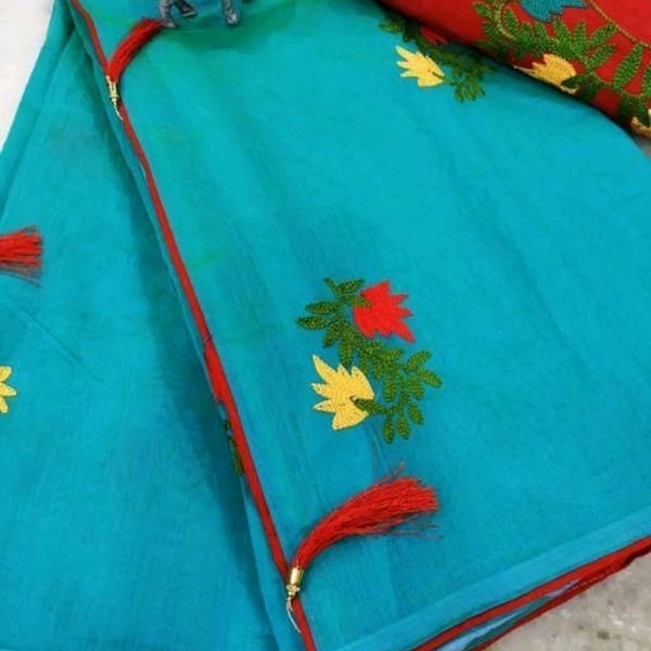 Attractive Kora Cotton Women's Sharee