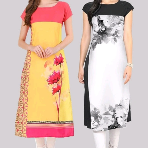 Alisha Pretty Kurtis*Fabric: Crepe