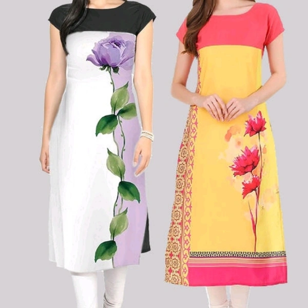 Alisha Pretty Kurtis*Fabric: Crepe