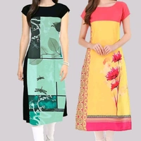 Alisha Pretty Kurtis*Fabric: Crepe