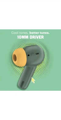 Noise Pop buds with 50 Hrs of playtime, Quad Mich with ENC Bluetooth Headset  True Wireless - Forest