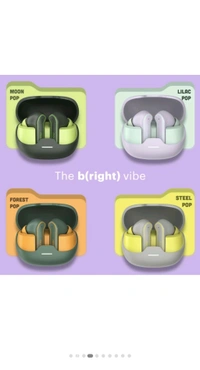 Noise Pop buds with 50 Hrs of playtime, Quad Mich with ENC Bluetooth Headset  True Wireless - Lilac