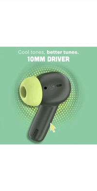 Noise Pop buds with 50 Hrs of playtime, Quad Mich with ENC Bluetooth Headset  True Wireless - Moon