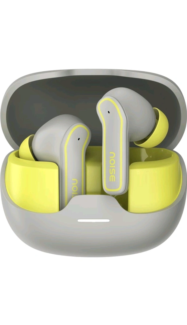 Noise Pop buds with 50 Hrs of playtime, Quad Mich with ENC Bluetooth Headset  True Wireless - Steel
