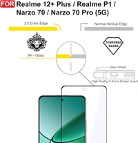Realme 12+ Plus / Realme P1 / Narzo 70 / Narzo 70Pro / iQOO 12 (5G) Tempered Glass Screen Protector Full HD Quality Tempered Glas