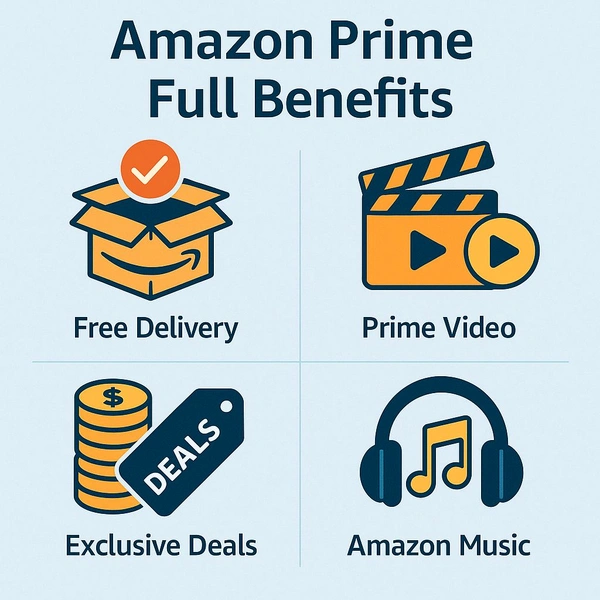 Amazon Prime Full Benifits ( 1 Year )