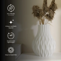 Raagya - 17.8 cm, White