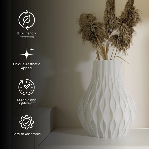 Raagya - 17.8 cm, White