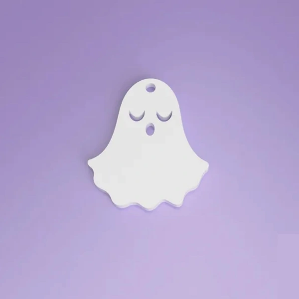 Ghost Earring - Sleepy - White