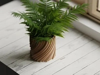 Wavy Twisted Planter Pot - 12 cm, New Orleans