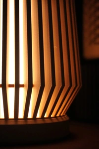 Slatted Line Lamp - 12 cm, Chalky