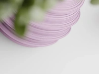 Divided Ribs Planter Pot - 15.9 cm, Electric Violet
