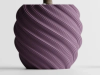 Divided Ribs Planter Pot - 15.9 cm, Electric Violet