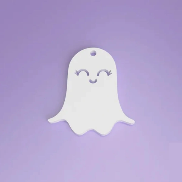 Ghost Earring - Lady Ghost - White