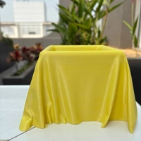 Silk Cloth Pot - 10 cm, Yellow