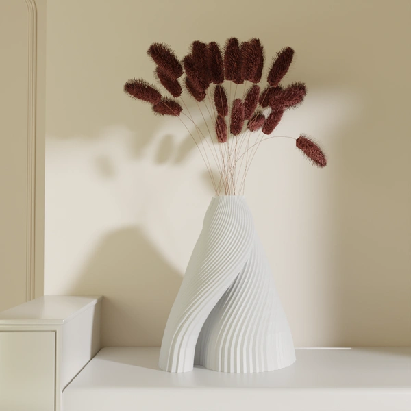 Samya - 18 cm, White
