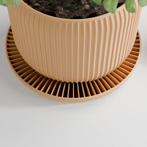 Self Watering Planter Pot - 12.8 cm, Yellow